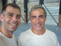 Steve Schmitt et Richard Douieb en stage
