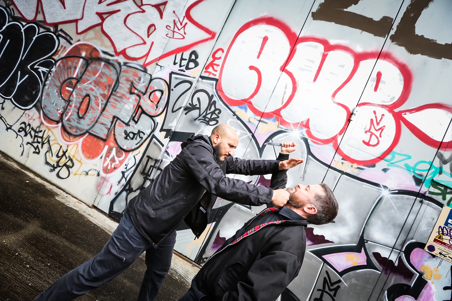 Krav_Maga_Lyon_Fateh_couteau