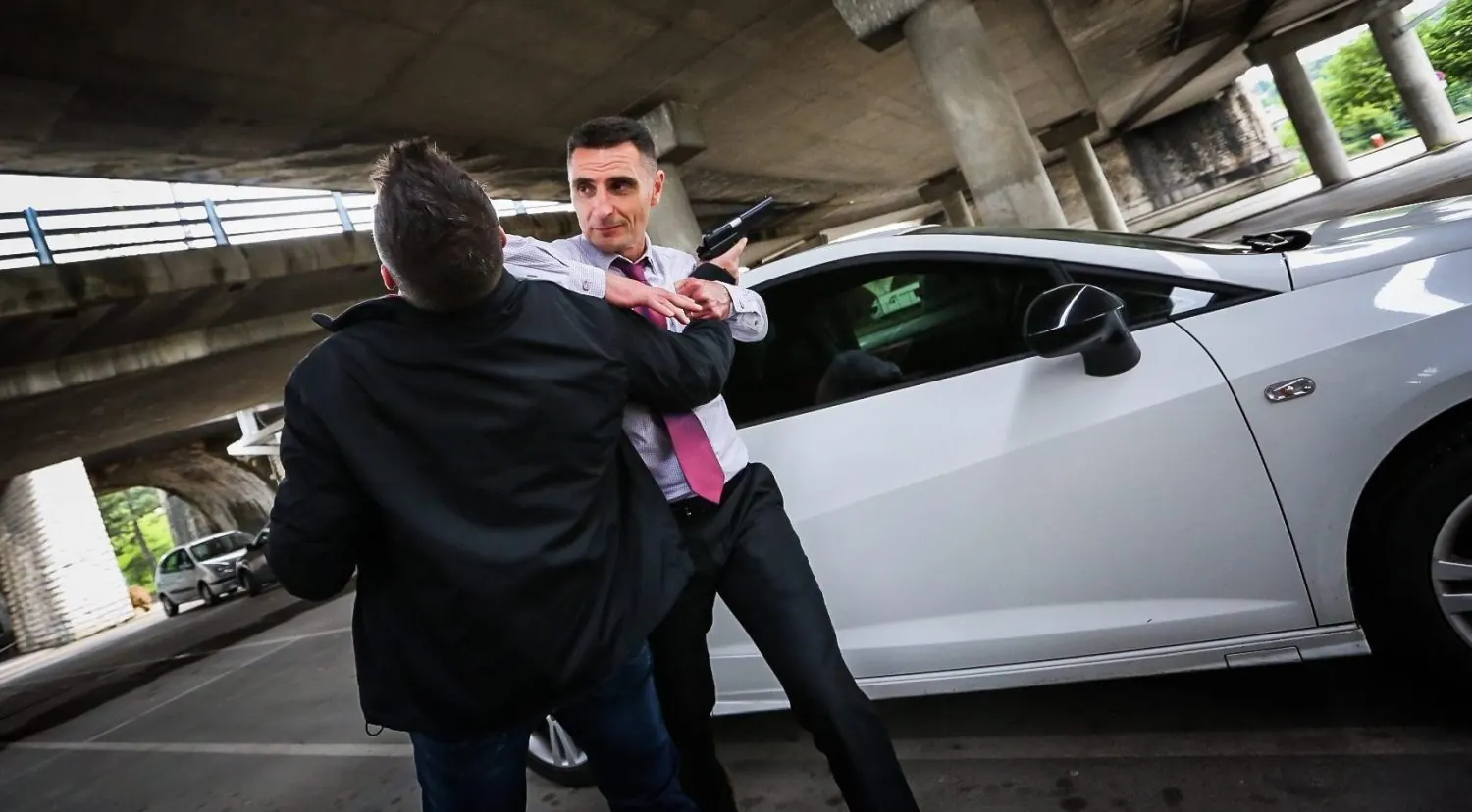 Démonstration de Krav Maga en situation de défense